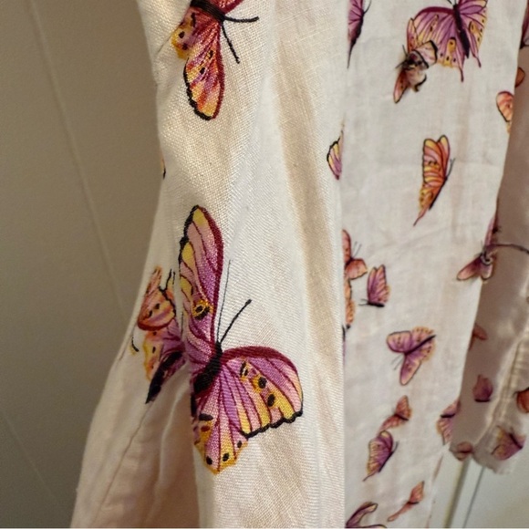 Banjanan Garcia butterfly linen dress M - Picture 8 of 12